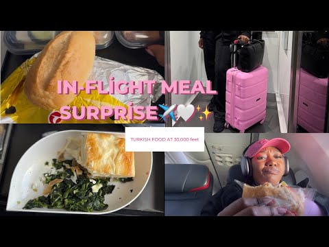 TURKISH AIRLINES FOOD REVIEW + AIRPORT COFFEE VIBES 🥐☕