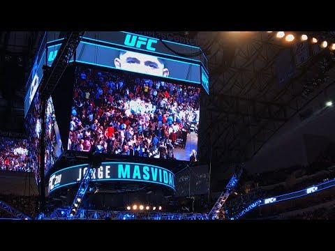 UFC 211: Jorge Masvidal Walkout Entrance | Dallas Texas| American Airlines Center