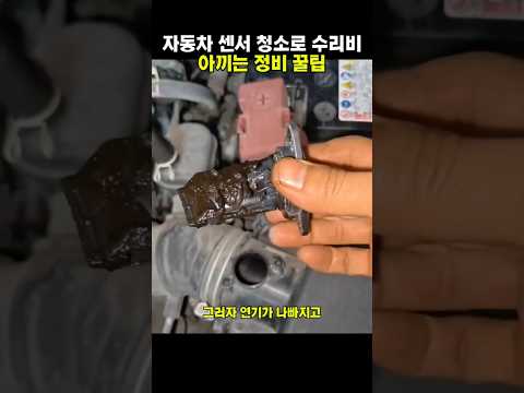자동차 센서 청소로 <strong>수리비</strong> 아끼는 정비 꿀팁