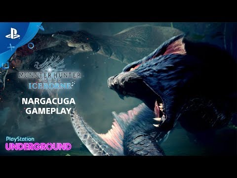 Monster Hunter World: Iceborne - Nargacuga Gameplay | PlayStation Underground