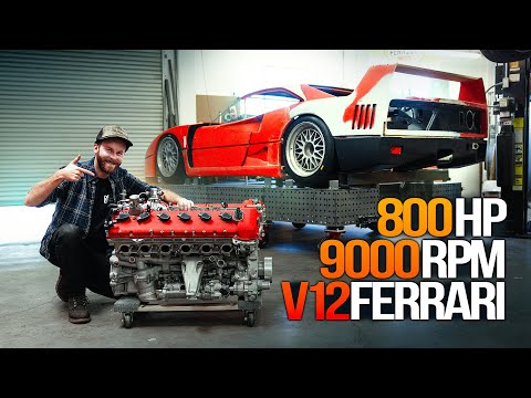 StanceWorks: Acquiring Authentic 800HP Ferrari V12 Engine for F40 Project