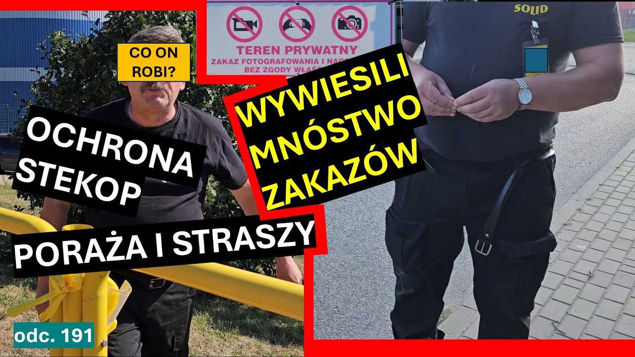 Ochrona STEKOP straszy w Białymstoku / Ubojnia ma mnóstwo zakazów / Szczupak i żołędzie w PERN #191