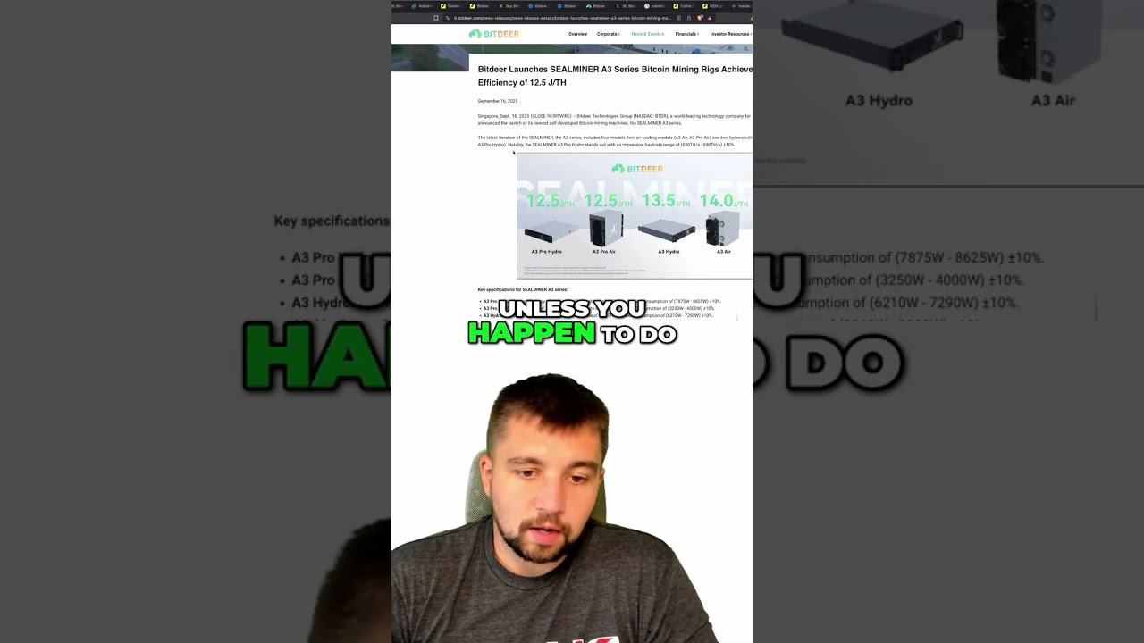 Hydro vs. Air Bitcoin Miners: Which is BEST? (A3 Pro Air vs. S21XP) shorts