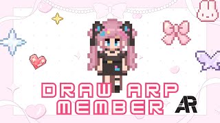 【🔴Drawing】Draw a random member of ARP with pixel style!
