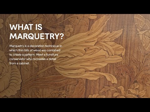 What is marquetry?