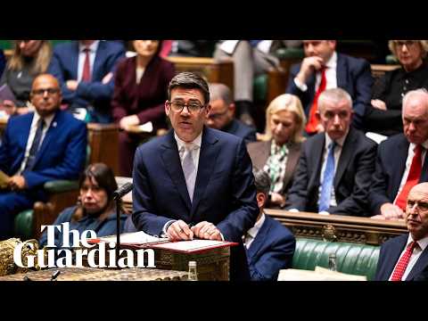 Andy Burnham takes questions in parliament – watch live
