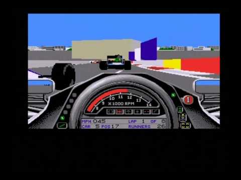 Microprose Formula One Grand Prix on Amiga A500 with GVP A530 @ 40MHz ...