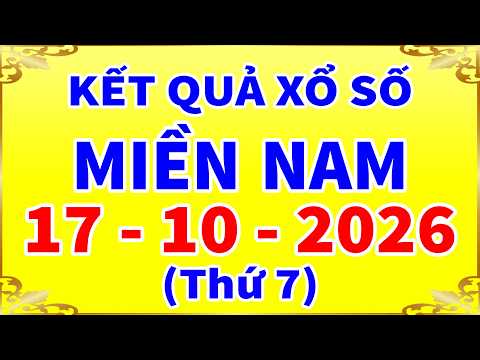 Kết quả xổ số miền <strong>nam</strong> thứ 7 ngày 17/10/2026 (XSHCM, <strong>xs</strong> Long An, <strong>xs</strong> Bình Phước, <strong>xs</strong> Hậu Giang)