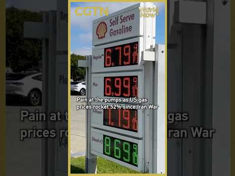 Pain at the pumps as US gas prices rocket 52% since Iran war