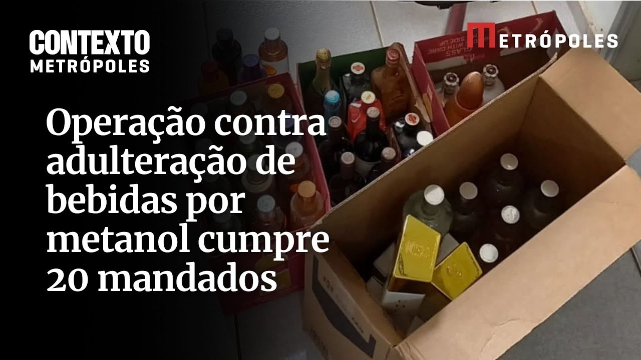 Polícia Civil desmantela esquema de bebidas com metanol em São Paulo