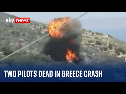 Greece plane crash: Two pilots on board the fire-fighting plane have died