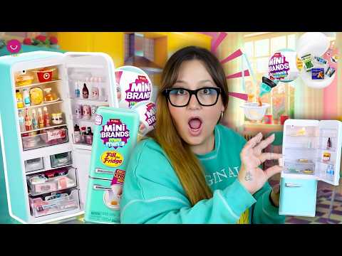 ¡La NEVERA VIRAL de Mini Brands! Al fin la conseguí ✌🏼