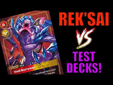 Rek'Sai vs Diana & Kennen Test Decks! 🔴🟡 Riftbound RQ Los Angeles Tournament Practice List Guide