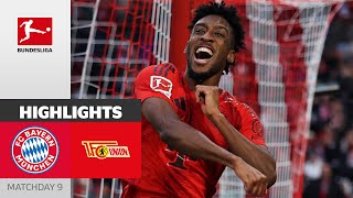 Bayern March On! | FC Bayern München — Union Berlin | Highlights | Matchday 9 – Bundesliga