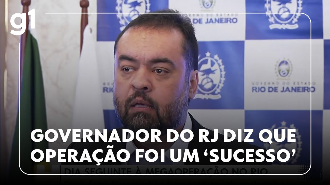 Jornal Hoje autoridades apresentam balanço das ações Castro diz que operação foi um sucesso  TV Online Jornal Hoje autoridades apresentam balanço das ações Castro diz que operação foi um sucesso