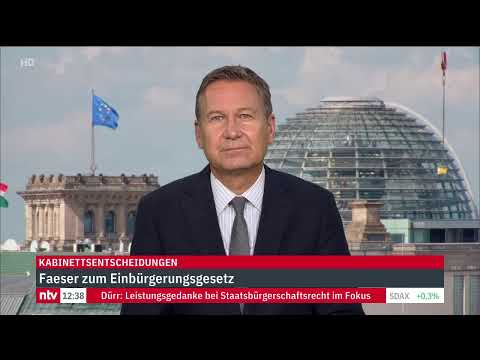 LIVE: Bundesinnenministerin Nancy Faeser zum Selbstbestimmungs- und Einbürgerungsgesetz