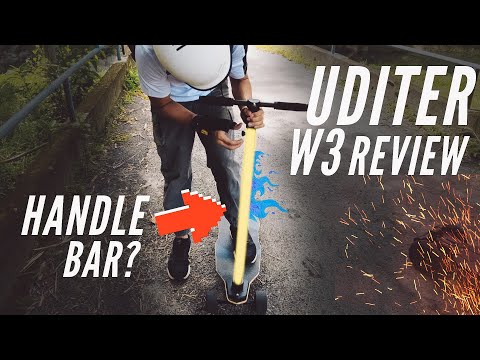 Uditer W3 Review - Electric Skateboard With Removable Handle-Bar?