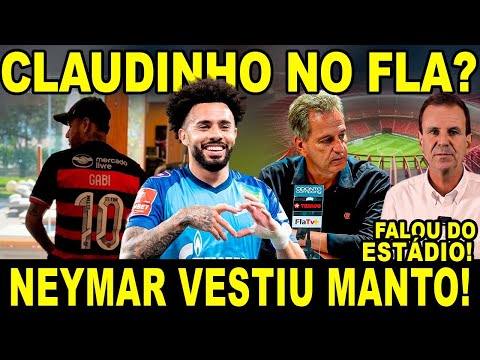 NEYMAR VESTE A CAMISA DO FLAMENGO E…CLAUDINHO NO MENGÃO? PRESSÃO NA CAIXA POR ESTADIO!