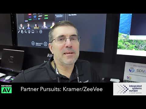 ISE 2025: Art Weeks from Kramer & ZeeVee Talks AV-over-IP with NETGEAR AV