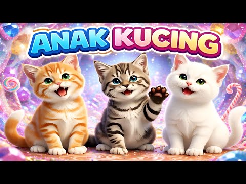 LAGU ANAK 🇮🇩 ANAK KUCING MEONG MEONG - KITTEN SONG - LAGU ANAK BALITA VIRAL