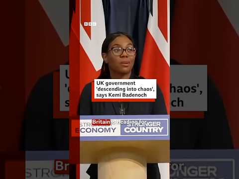 The UK is heading for a "summer of chaos", Conservative leader Kemi Badenoch says. #BBCNews