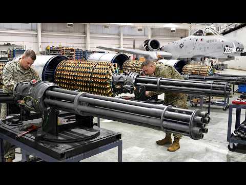 How the US Air Force Repairs Its Deadly Powerful Cannons Inside Massive Facility