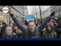 Mounting protests over the death of Alexei Navalny