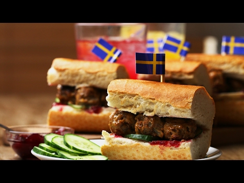 Celebrate Eurovision With These Saucy Swedish Meatball Subs