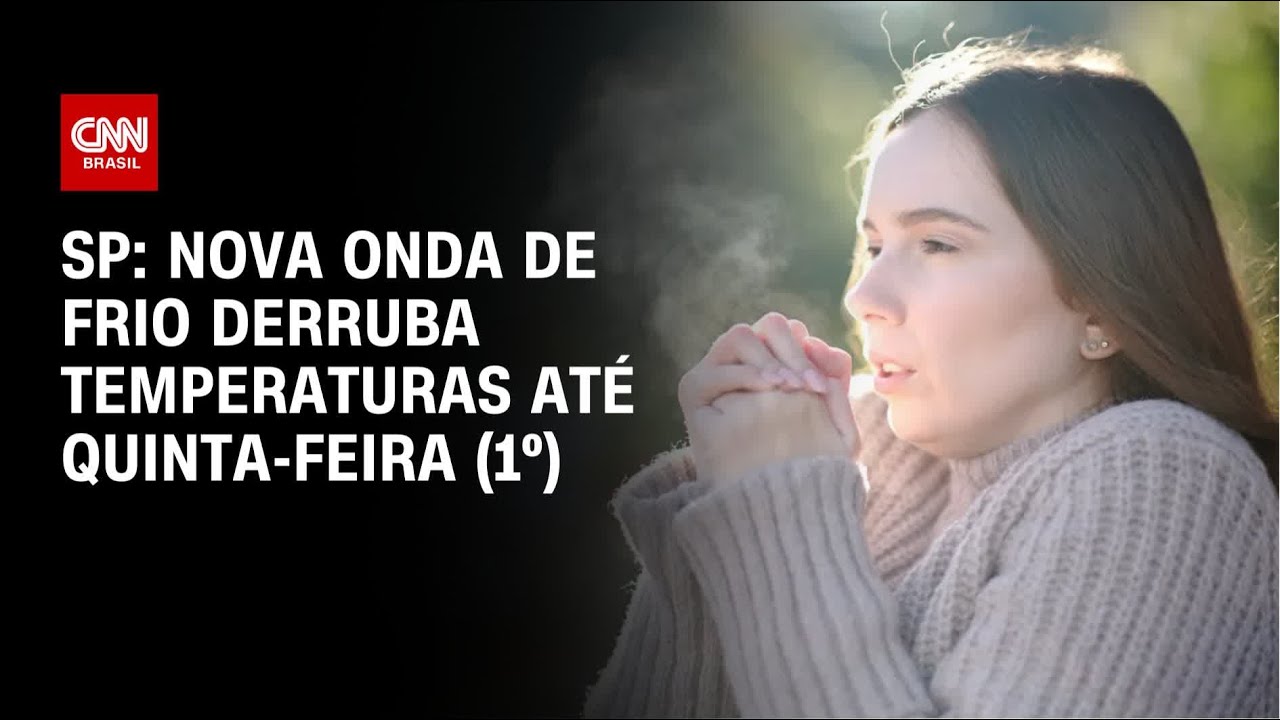 Nova onda de frio vai derrubar temperaturas em São Paulo | CNN NOVO DIA