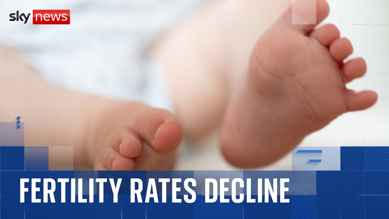 Fertility rates in England and Wales are at their lowest since 1938
