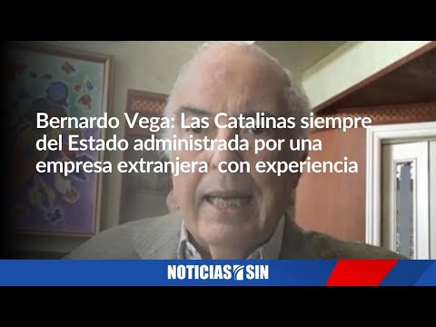 Bernardo Vega: Las Catalinas del Estado administradas por una empresa extranjera  con experiencia