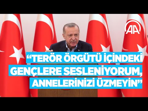 Cumhurbaşkanı Erdoğan: Terör örgütü içindeki gençlere sesleniyorum, annelerinizi üzmeyin