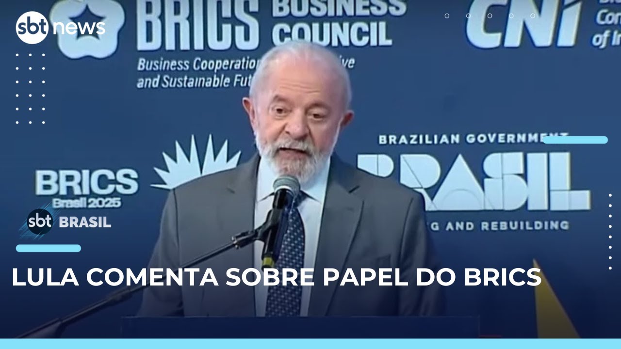 Lula faz críticas e defende papel do Brics na solução de conflitos | SBTBrasil