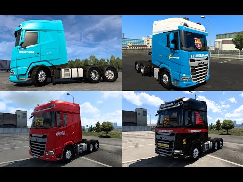 SKIN PACK DAF 2021 10 SKINS 1.0 1.43 1.46