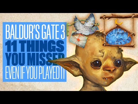 11 Things You Missed In Baldur's Gate 3 Even If You Played It - BALDUR'S GATE 3 TRANSLATED SIGNS