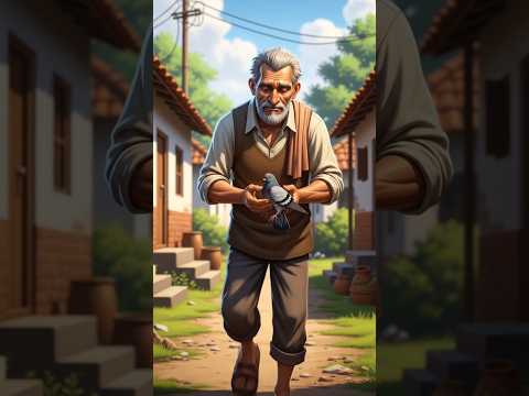 "किसान और घायल कबूतर की दिल छू लेने वाली कहानी | Emotional Short Story | AI Animation"