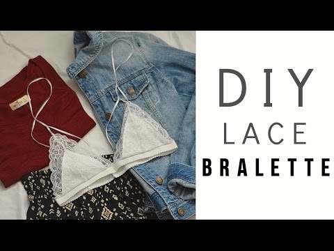 EASY DIY Lace Bralette for Under $4
