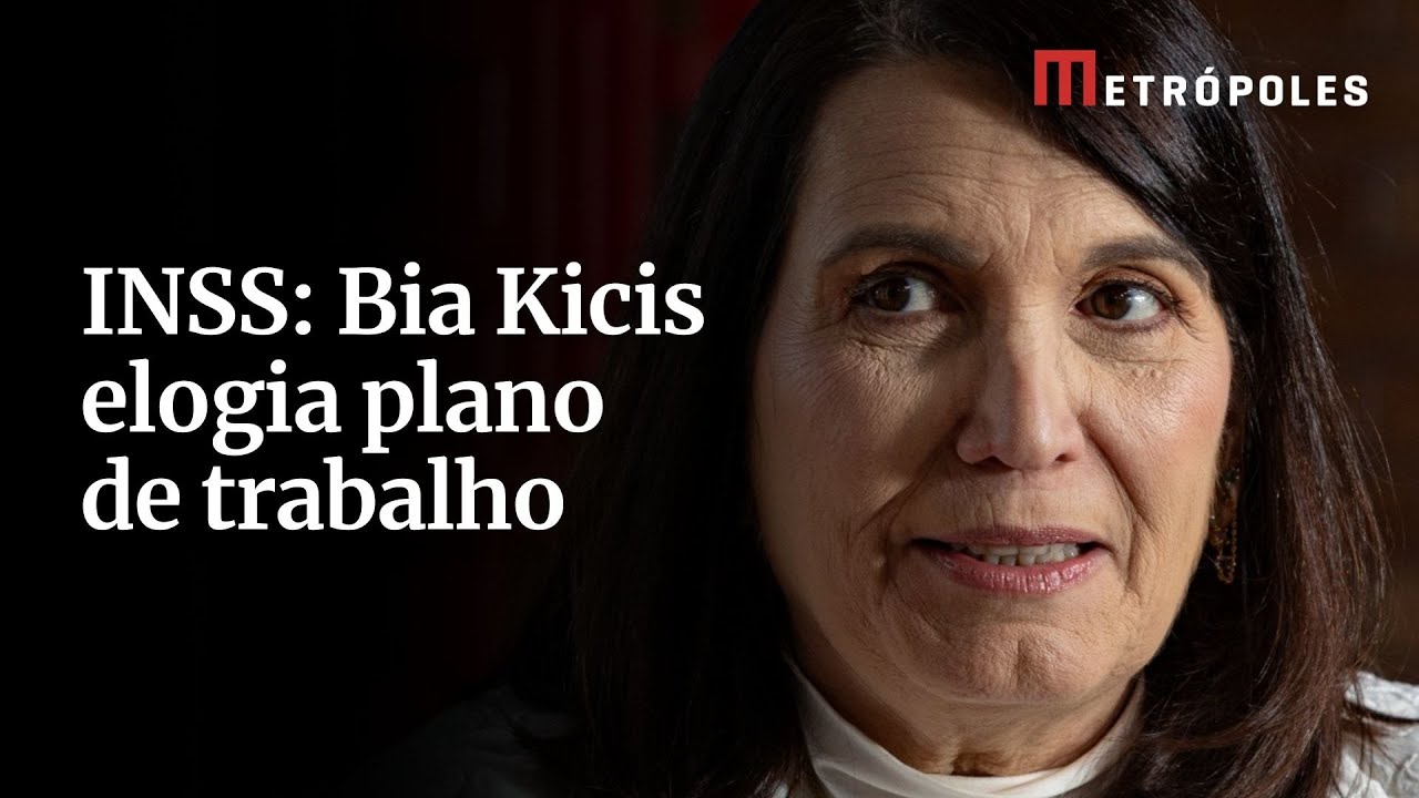 INSS Bia Kicis elogia plano de trabalho
