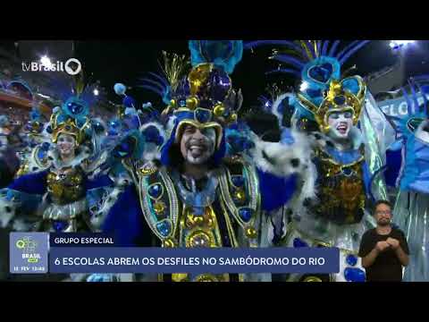 Seis escolas de samba abrem os desfiles do Rio de Janeiro