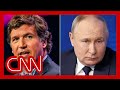 Tucker Carlson asks Putin to release American journalist jailed in Russia. See his response
