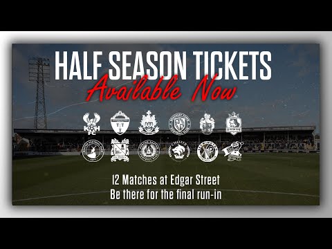 Half Season Tickets - On Sale NOW!