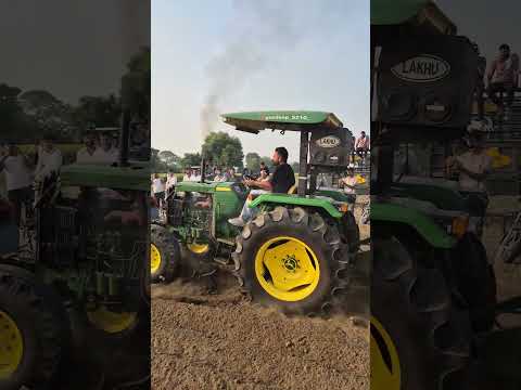 ट्रैक्टर ट्रॉलि खींच प्रतियोगिता #jhotatractor #gillinain