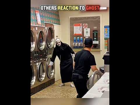 What Happens When a Ghost Shows Up in Public? 💀 #reaction #ghost #edit #prank