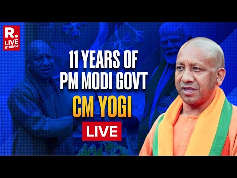 UP CM Yogi Adityanath Holds Press Conference At BJP Office On 11 Years Of PM Modi Government | LIVE