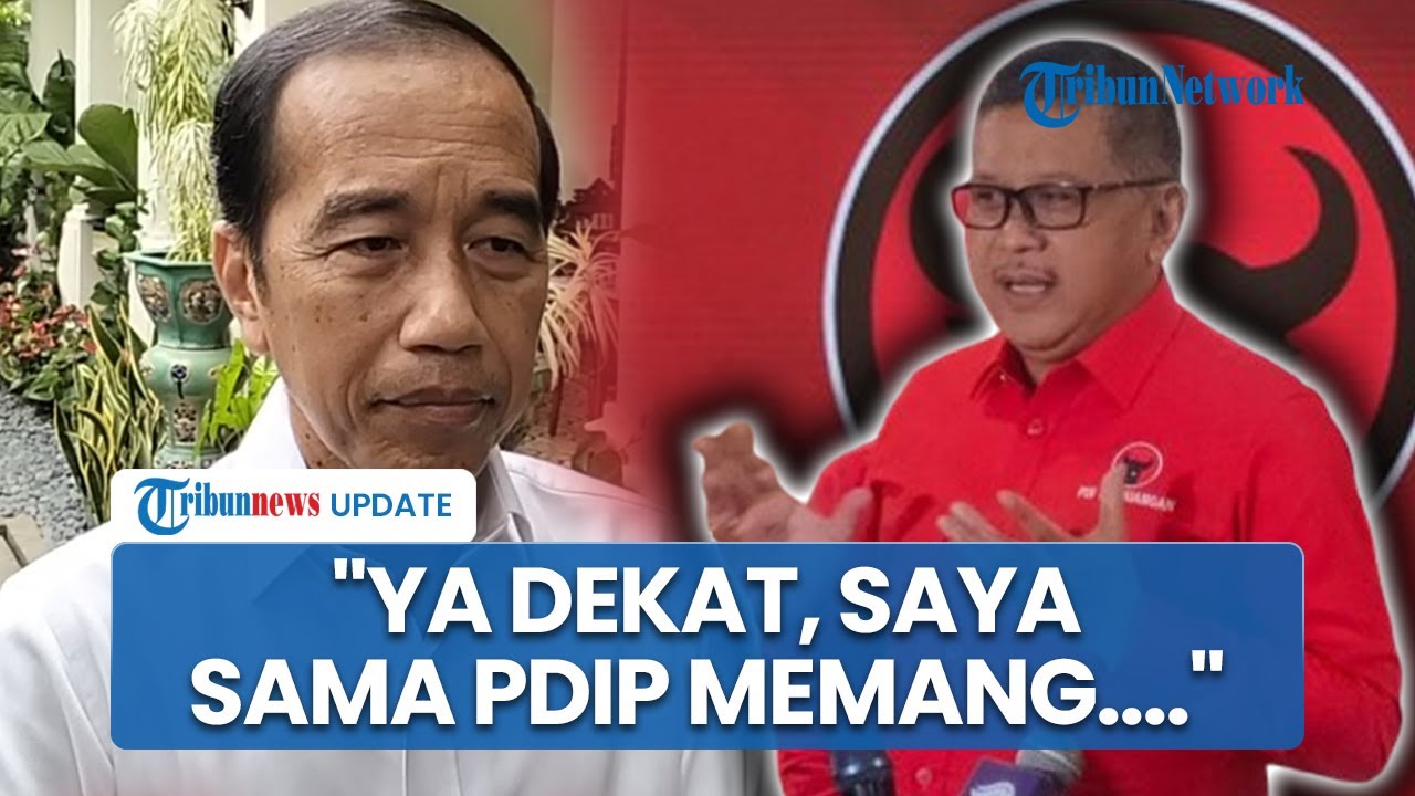 Blak-blakkan! Jokowi Ungkap Hubungannya dengan PDIP seusai Dianggap Hambat Proses Hukum Hasto
