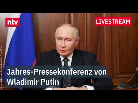 LIVE: Jahres-Pressekonferenz des russischen Präsidenten Wladimir Putin