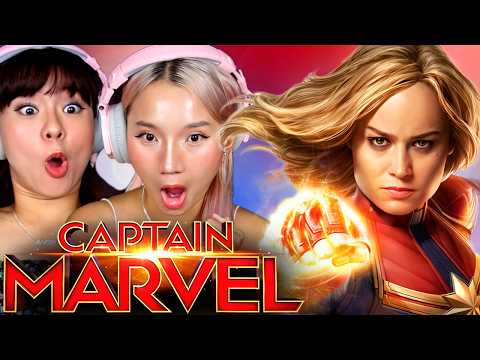 Asian Girls React | Captain Marvel | First Time Watch