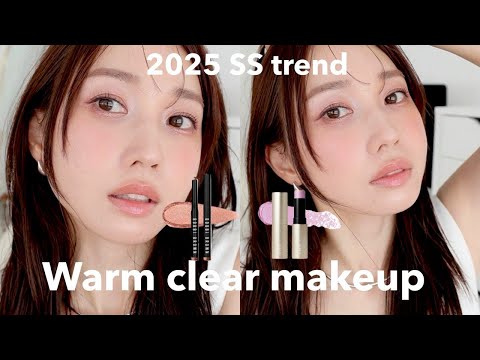 【青みピンクはこう使う！】令和メイクに必須な寒色×暖色テクニック【透明感メイク2025】