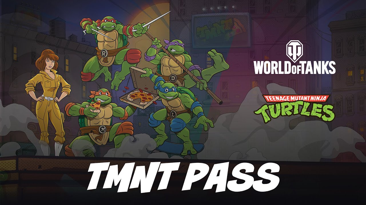 Teenage Mutant Ninja Turtles joing World of Tanks