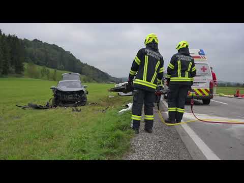 Verkehrsunfall zwischen Gampern und Zipf